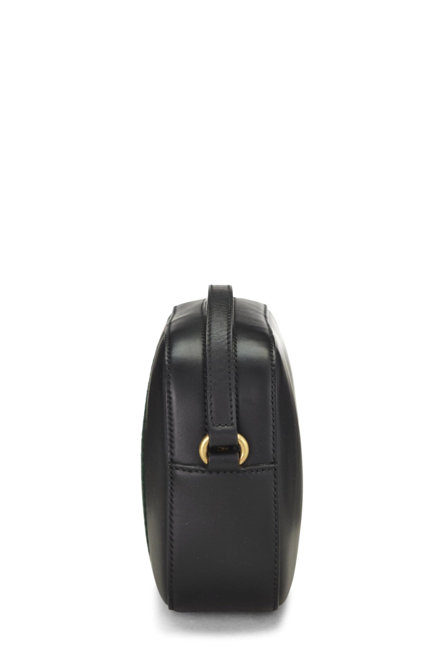 Gucci, sac à bandoulière Webby en cuir noir d'occasion, petit modèle, noir