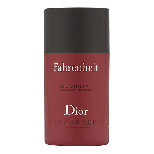 Fahrenheit de Christian Dior para hombres. Desodorante en barra sin alcohol, 75 ml, peso neto: 2,7 oz.