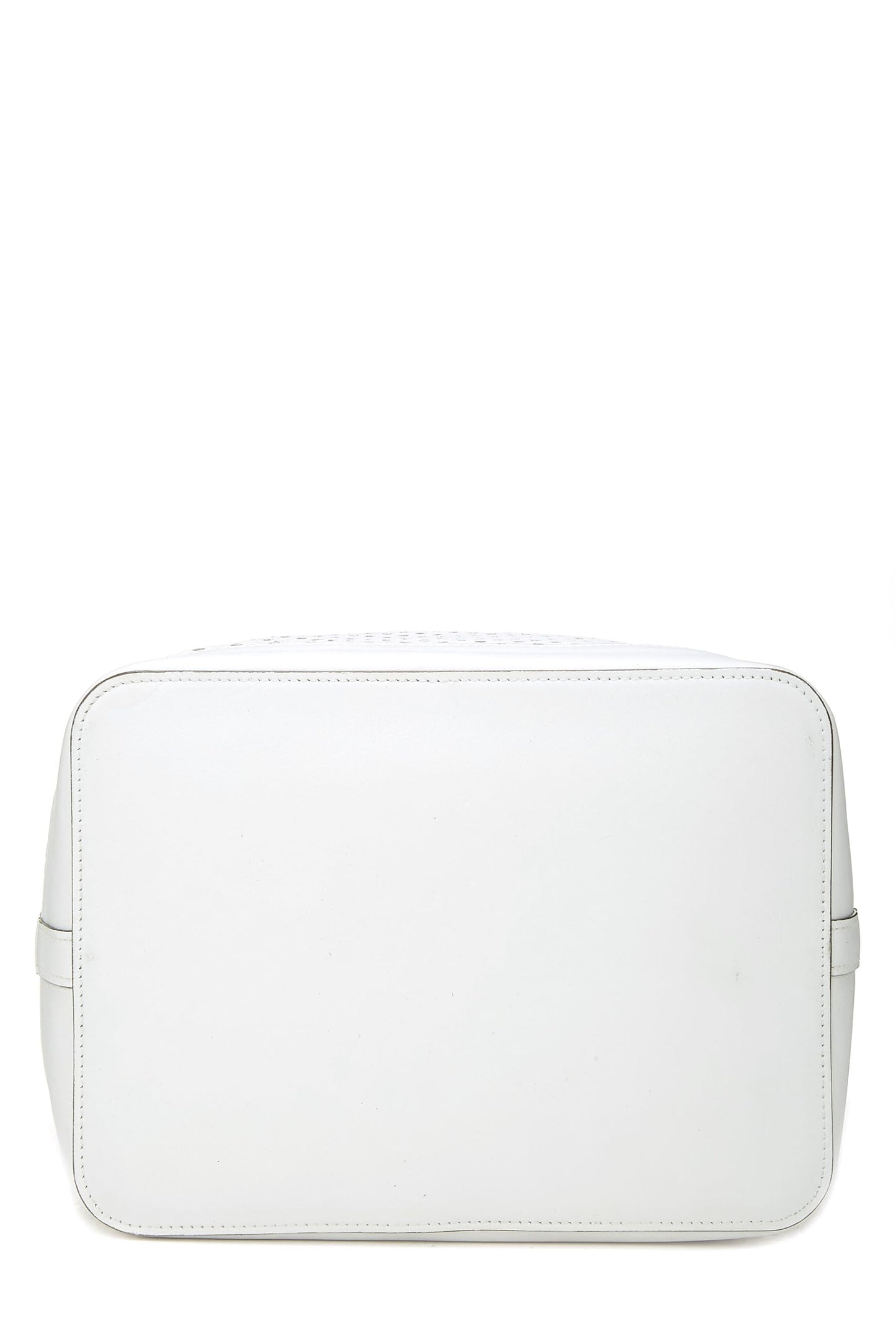 Louis Vuitton, Pre-Loved White Perforated Leather Noé, White