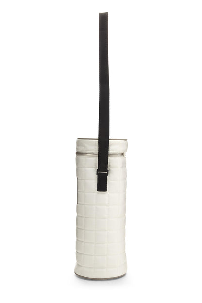 Porte-bouteille Sportline en nylon blanc d'occasion Chanel, blanc