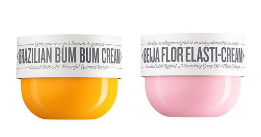 SOL DE JANEIRO Brazilian Bum Bum &amp; Beija Flor Cream Bundle - Hidratante para piel seca, vegano, sin parabenos, antioxidante, 6,76 fl oz