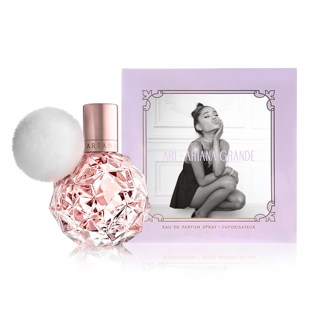 Eau de Parfum Ari by Ariana Grande – Parfum longue durée à la poire, à la framboise et à l'orchidée vanille – Parfum floral gourmand pour femme