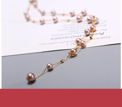 Women's Gypsophila Freshwater Pearl Necklace