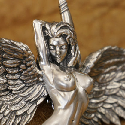 Sterling Silver Belle Angel Pendant Angel Halo