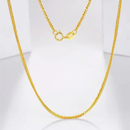 Jewelry 18K Gold Necklace Yellow Gold Rose Gold White Gold