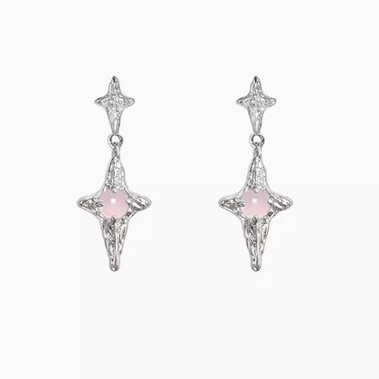 Original Design XINGX Suction Series Cool Ice Blue Asterism Earrings