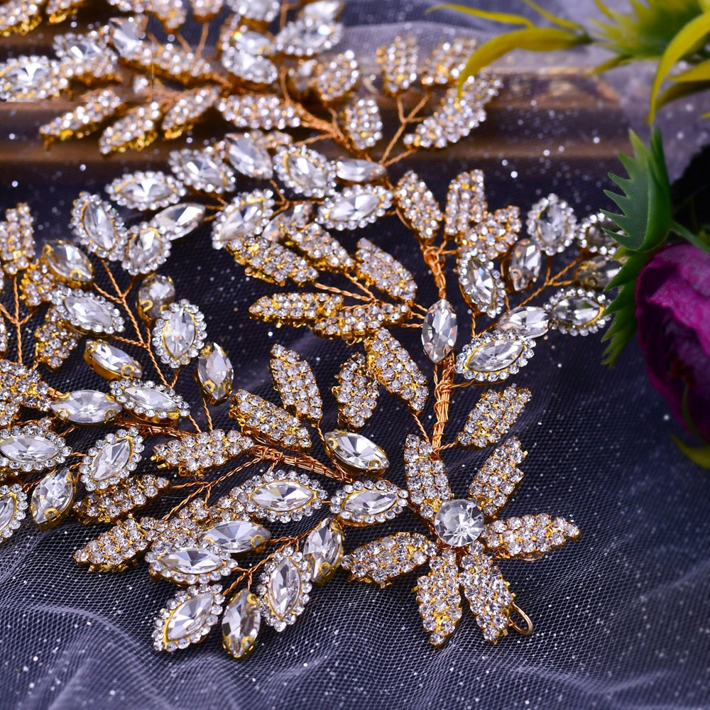 Luxury Rhinestone Bridal Hair Accessories