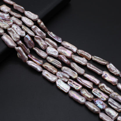 Bright Water Purple Pearl Beads