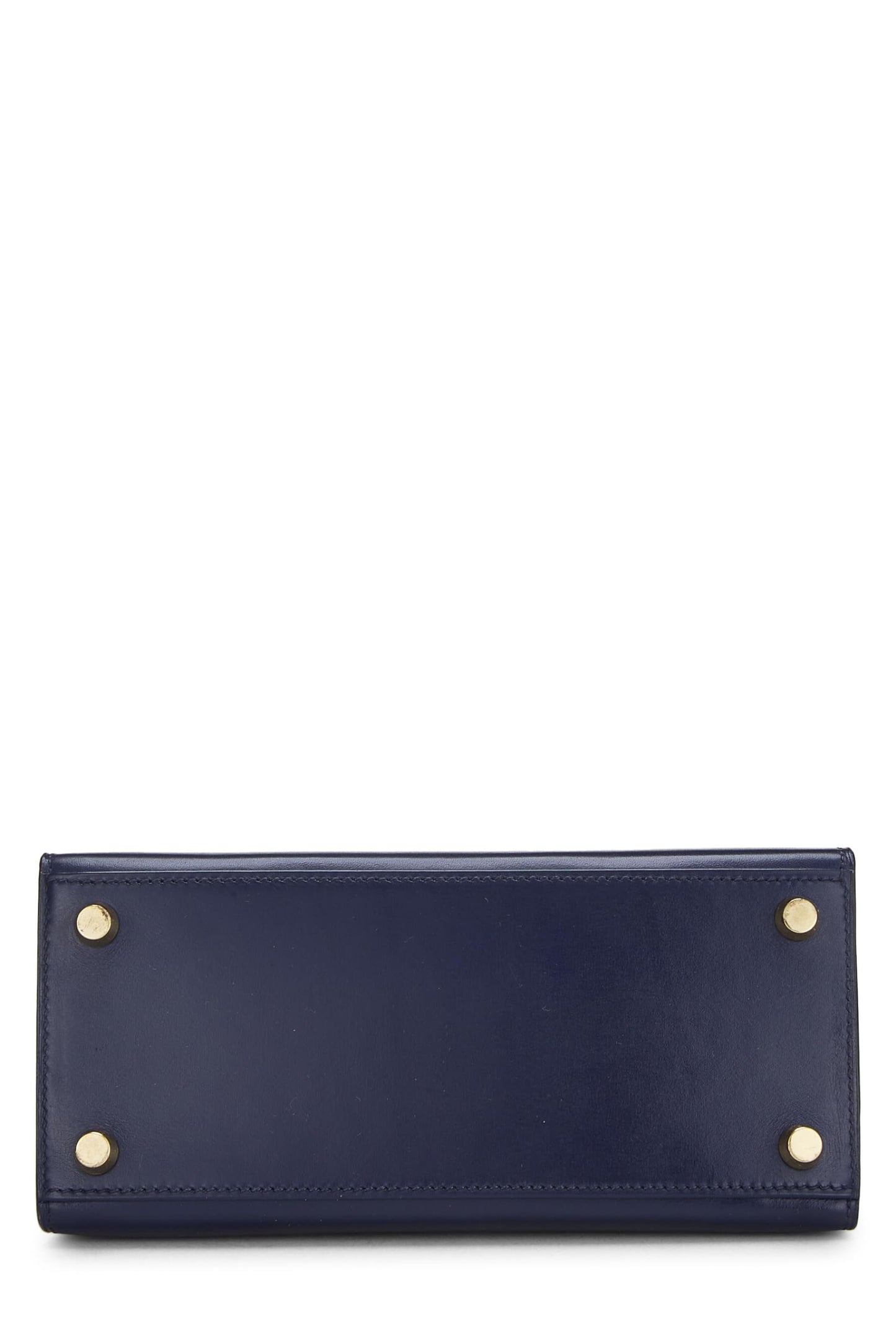 Hermès, Coffret Kelly 20 cm bleu marine d'occasion, bleu marine