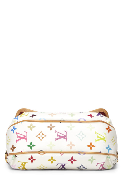 Louis Vuitton, Pre-Loved Takashi Murakami x Louis Vuitton White Monogram Multicolore Patty, Blanco