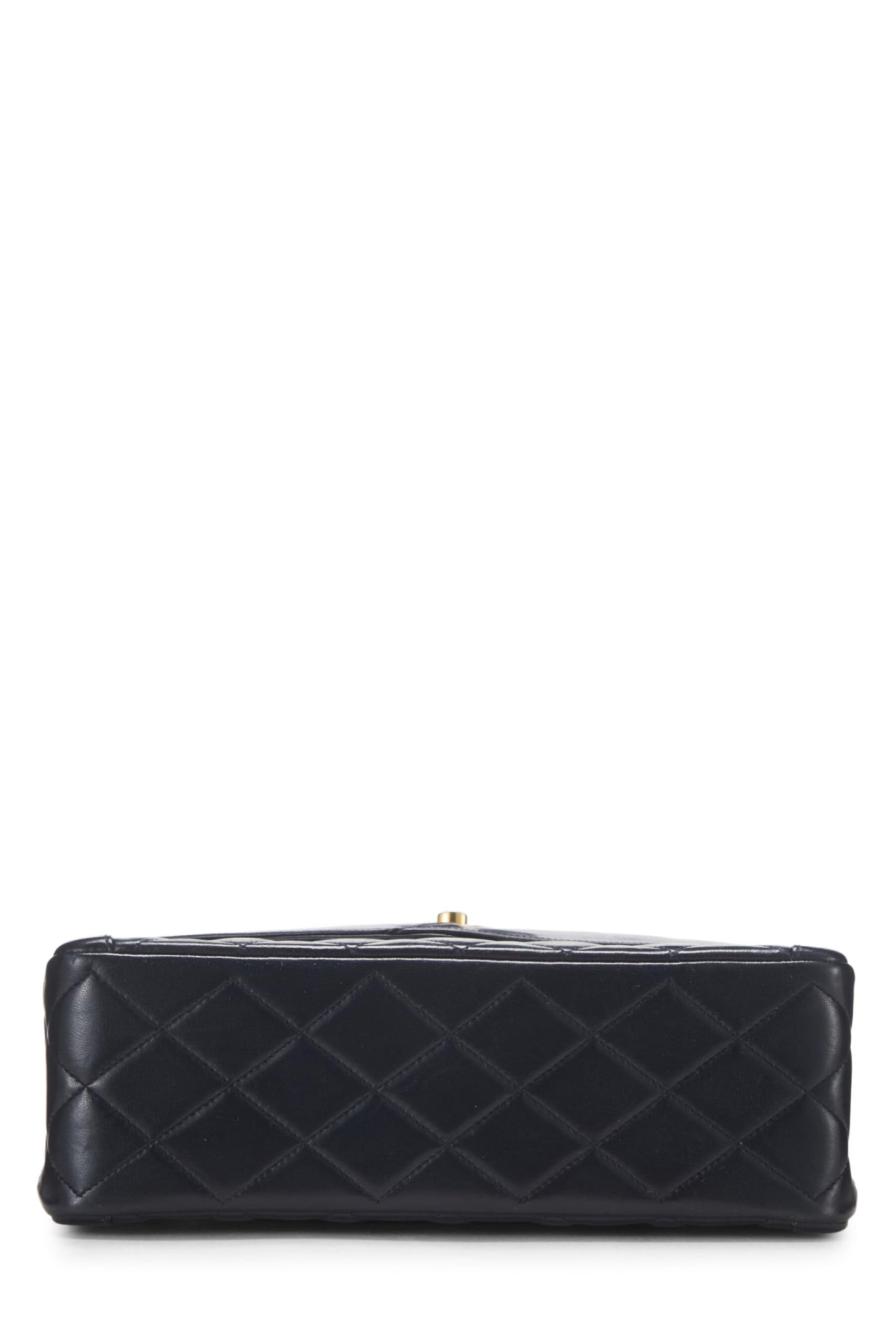 Chanel, Pre-Loved Black Quilted Lambskin Paris Limited Double Flap Small, Navy