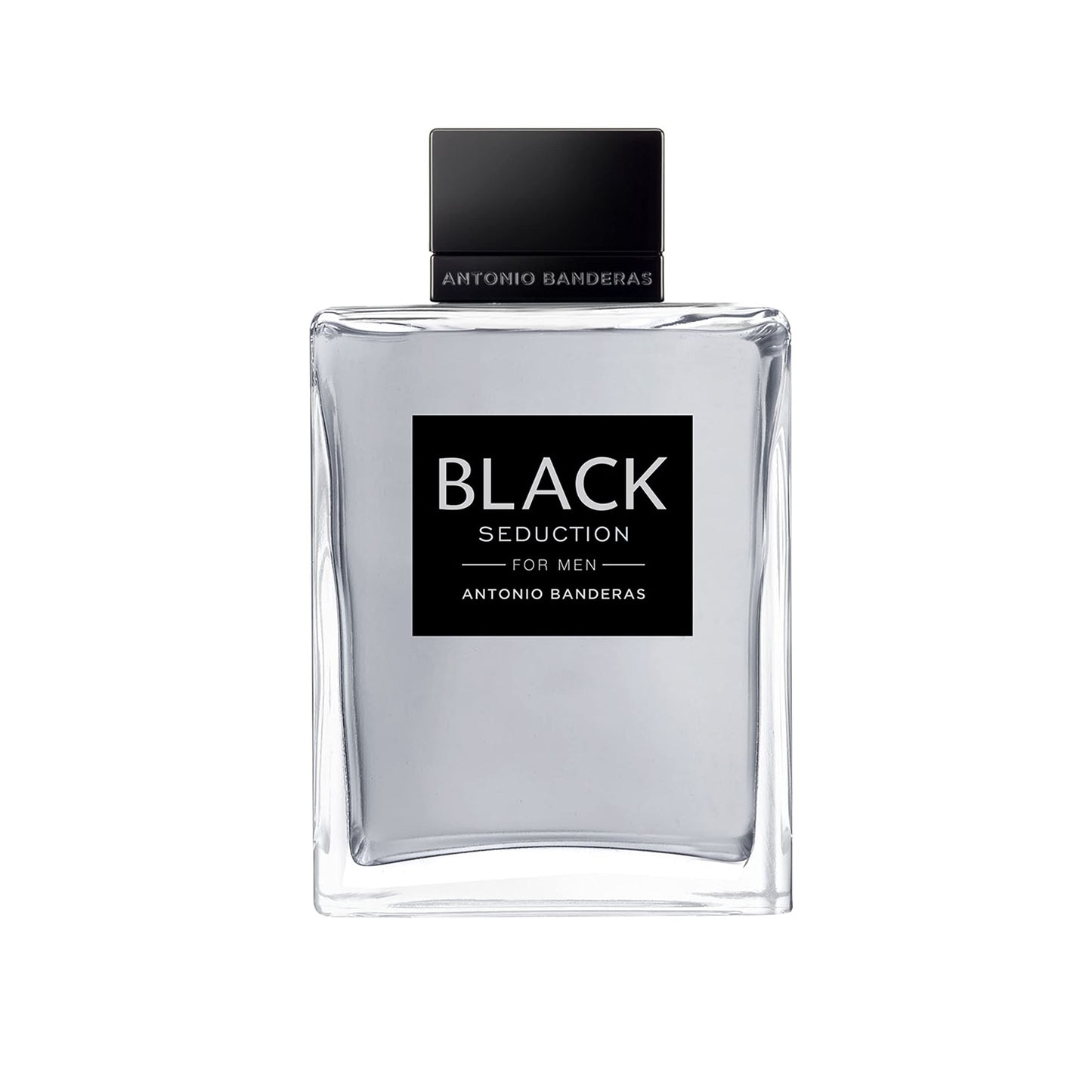 Antonio Banderas Eau De Toilette Spray para hombres, Seduction In Black, 6,8 fl oz, transparente