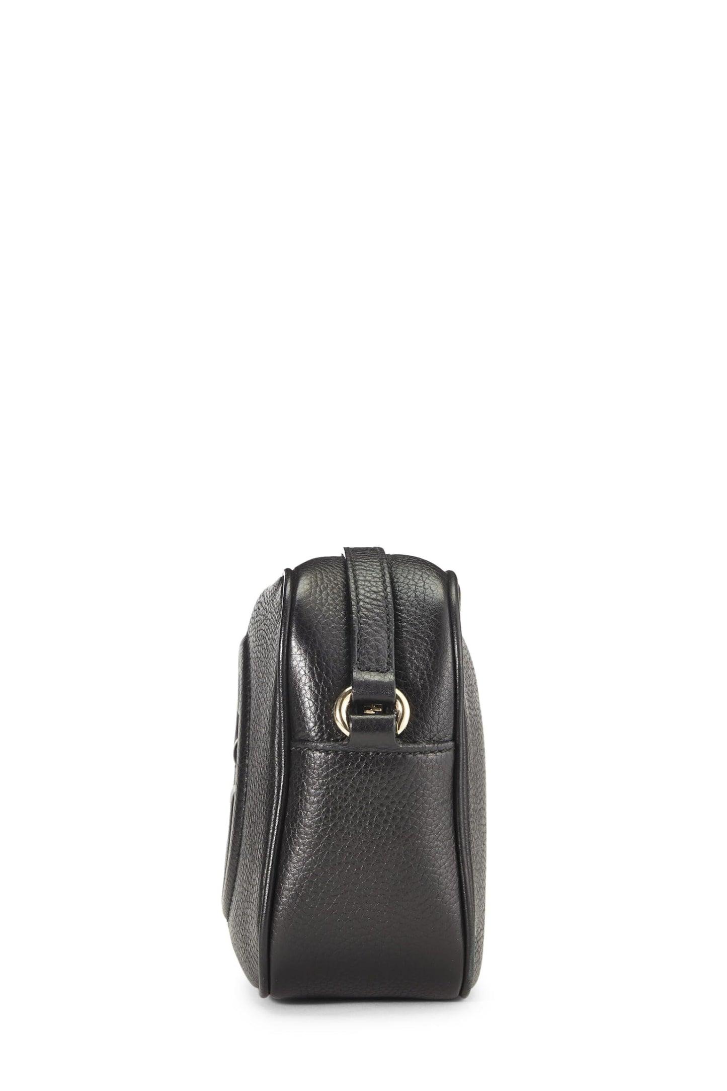 Gucci, Pre-Loved Black Grained Leather Soho Disco, Black