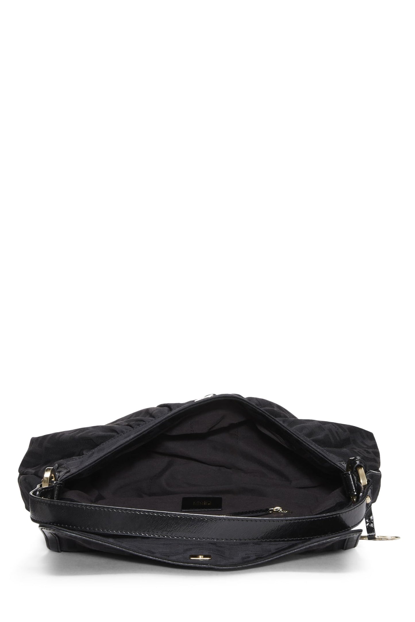 Fendi, sac à dos Zucca Canvas Chef Medium d'occasion, noir