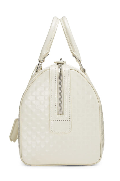 Louis Vuitton, Speedy Cube PM Damier Facette Blanc d'occasion, Blanc