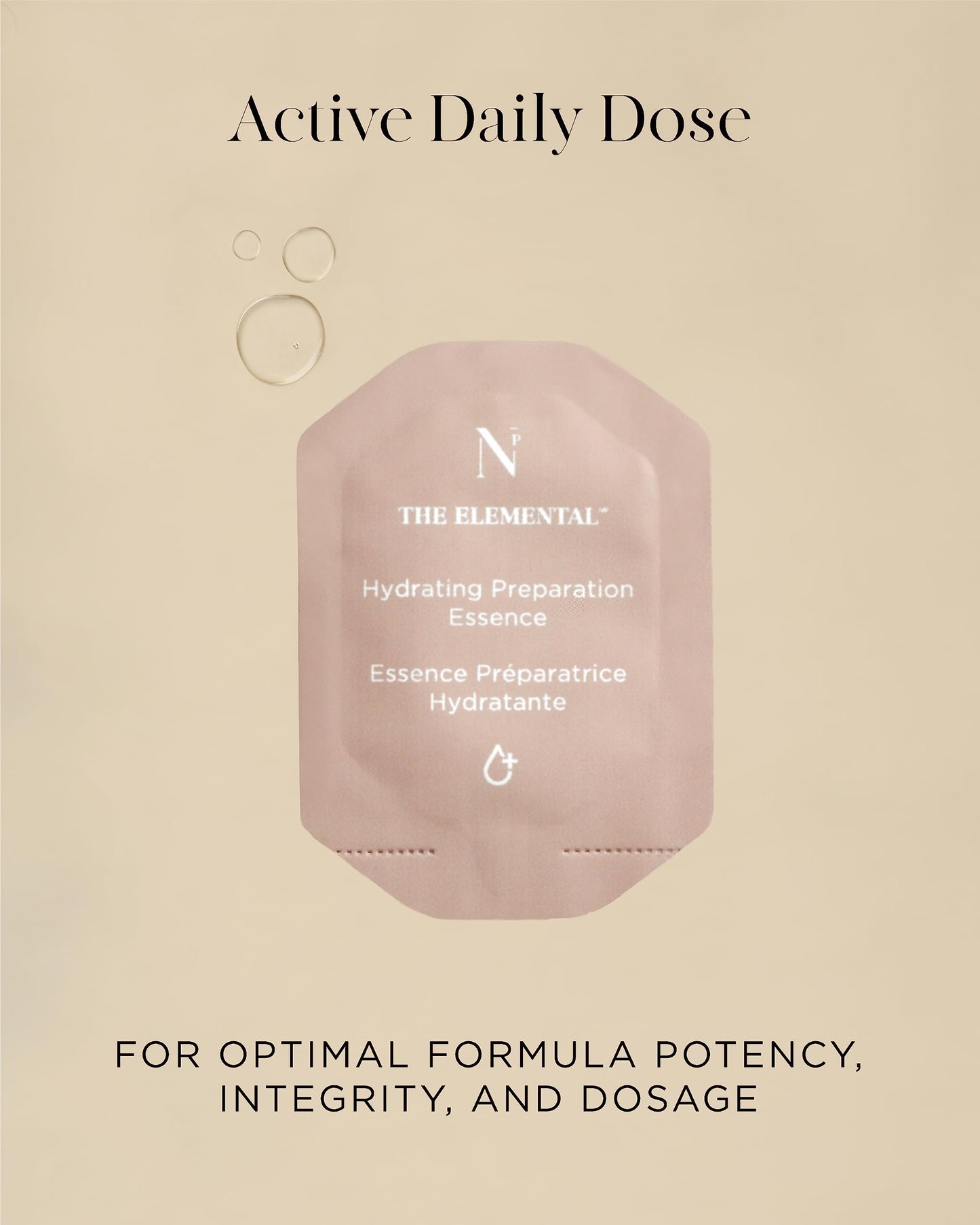 Noble Panacea, Essence de Préparation Hydratante Élémentaire 30 Doses (Recharge)