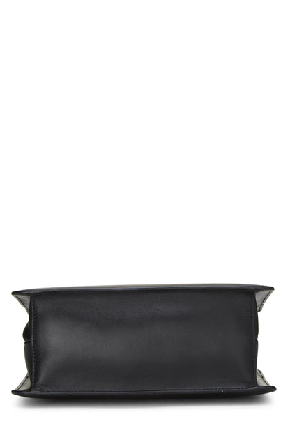 Prada, Pre-Loved Black Calfskin Convertible Handbag, Black