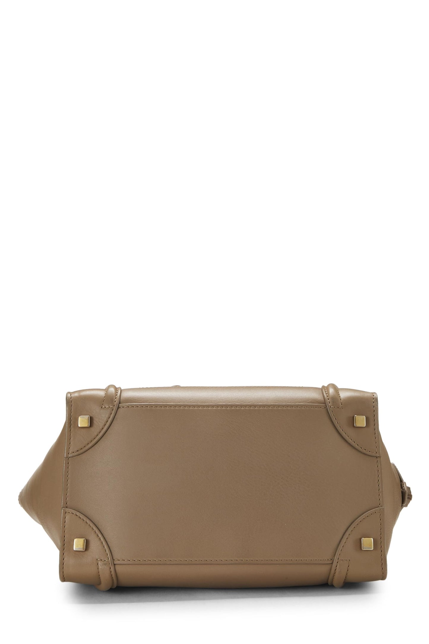 Céline, Pre-Loved Beige Calfskin Luggage Mini, Beige