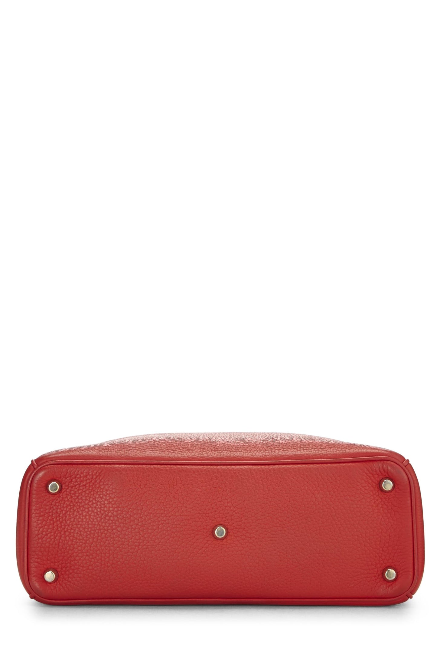 Dior, Pre-Loved Red Leather Diorissimo Medium, Red