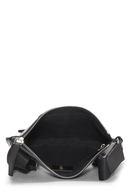 Fendi, Bolso bandolera de lona revestida Zucca negra Pre-Loved, Negro