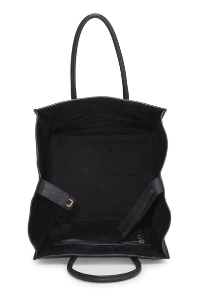 Céline, Phantom de cocodrilo en relieve negro Pre-Loved, tamaño mediano, Negro