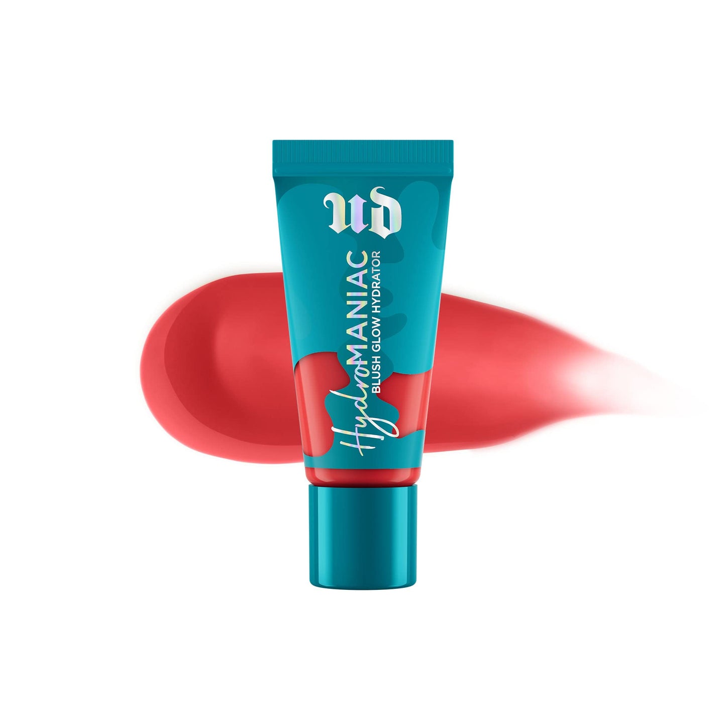 Urban Decay Hydromaniac Dewy Liquid Blush (Obsessed - Coral Peach), fard à joues repulpant longue tenue et modulable avec hydratation 24 heures, filtrat de kombucha et huile de marula, végétalien - 0,5 fl oz