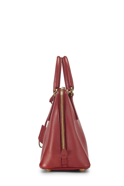 Prada, Pre-Loved Red Saffiano Promenade Mini, Red