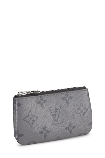 Louis Vuitton, Claves de pochette invertidas con eclipse y monograma Pre-Loved, Negro