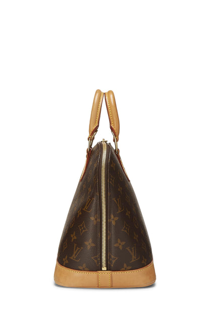 Louis Vuitton, Pre-Loved Monogram Canvas Alma PM, Brown