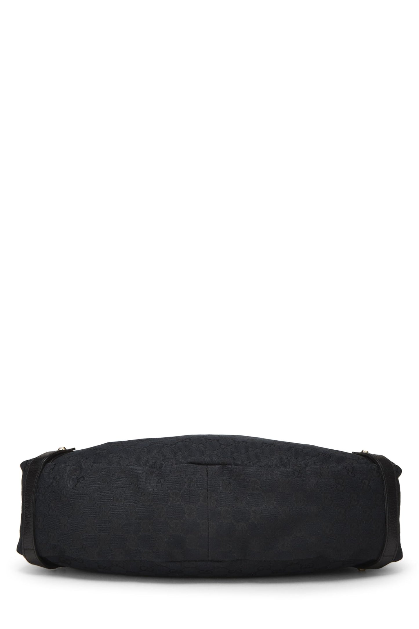 Gucci, sac fourre-tout Abbey en toile GG noir d'occasion, noir