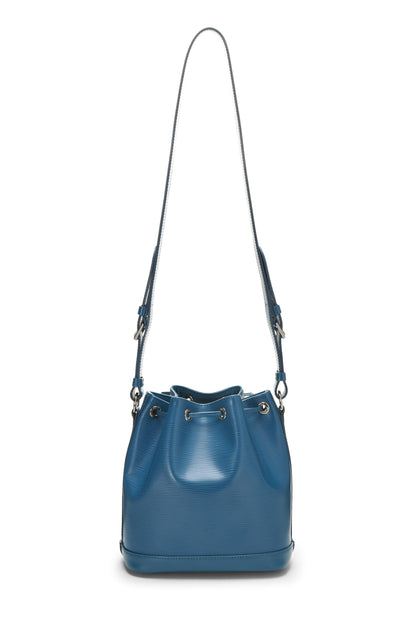 Louis Vuitton, Pre-Loved Turquoise Epi Noé BB, Blue