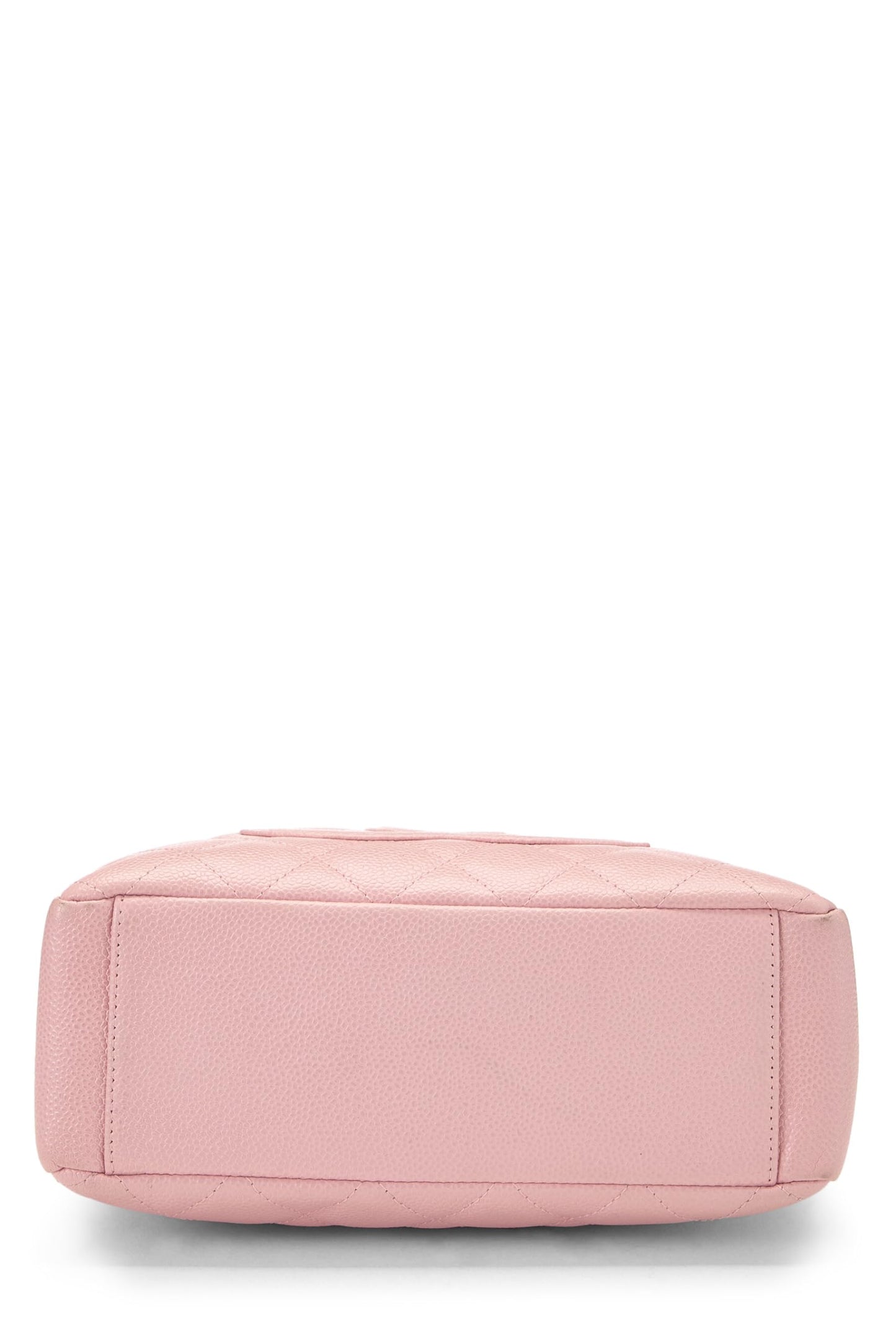 Chanel, sac cabas matelassé rose Caviar Petite d'occasion (PST), rose