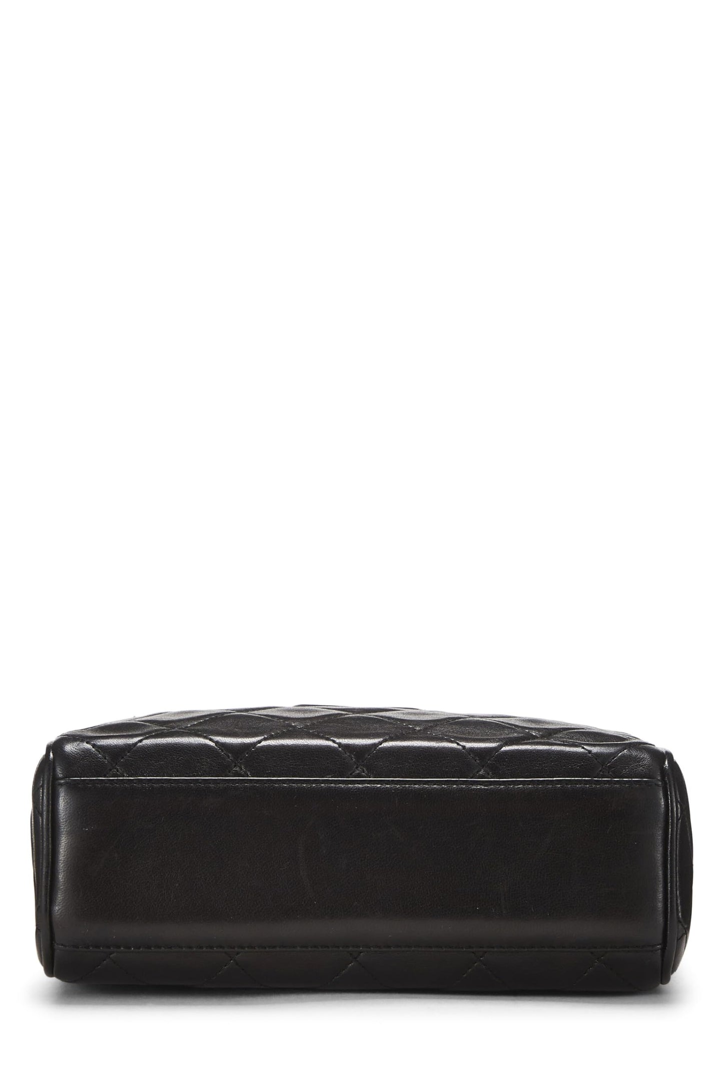 Chanel, Mini sac de poche en cuir d'agneau noir d'occasion, noir