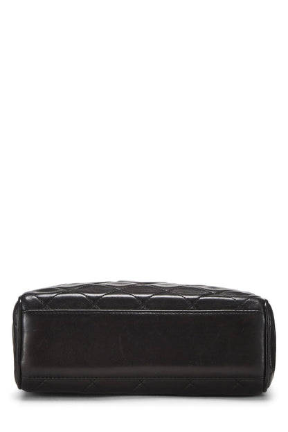 Chanel, Mini sac de poche en cuir d'agneau noir d'occasion, noir