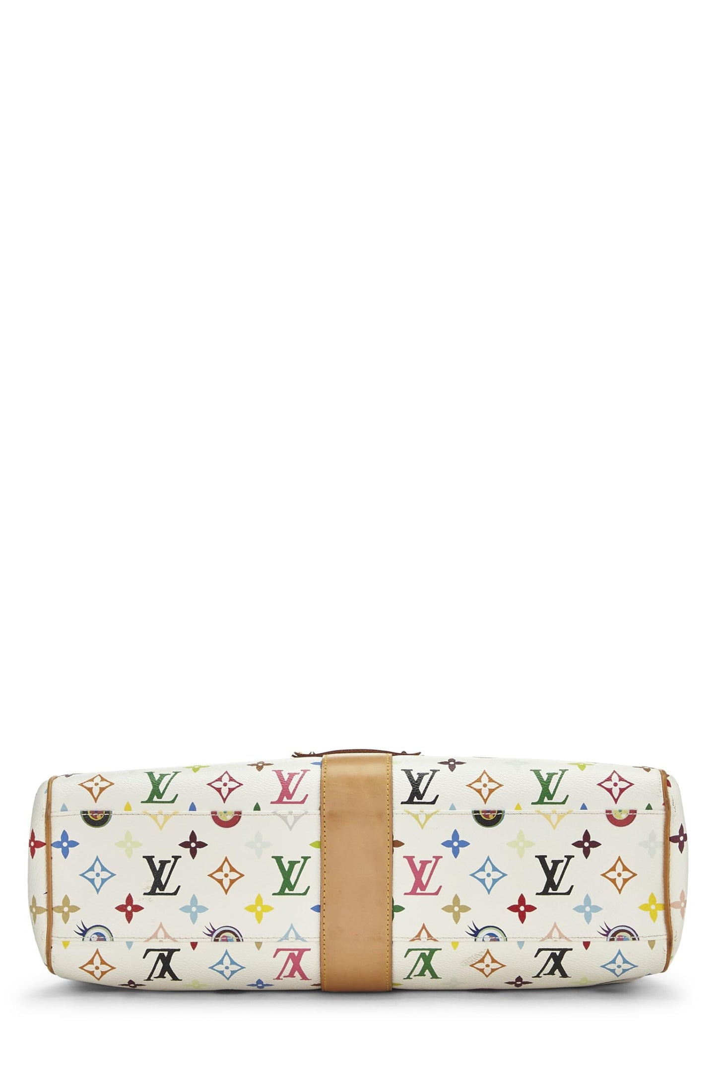 Louis Vuitton, sac à main Love You blanc Monogram multicolore Eye de Takashi Murakami x Louis Vuitton d'occasion, blanc