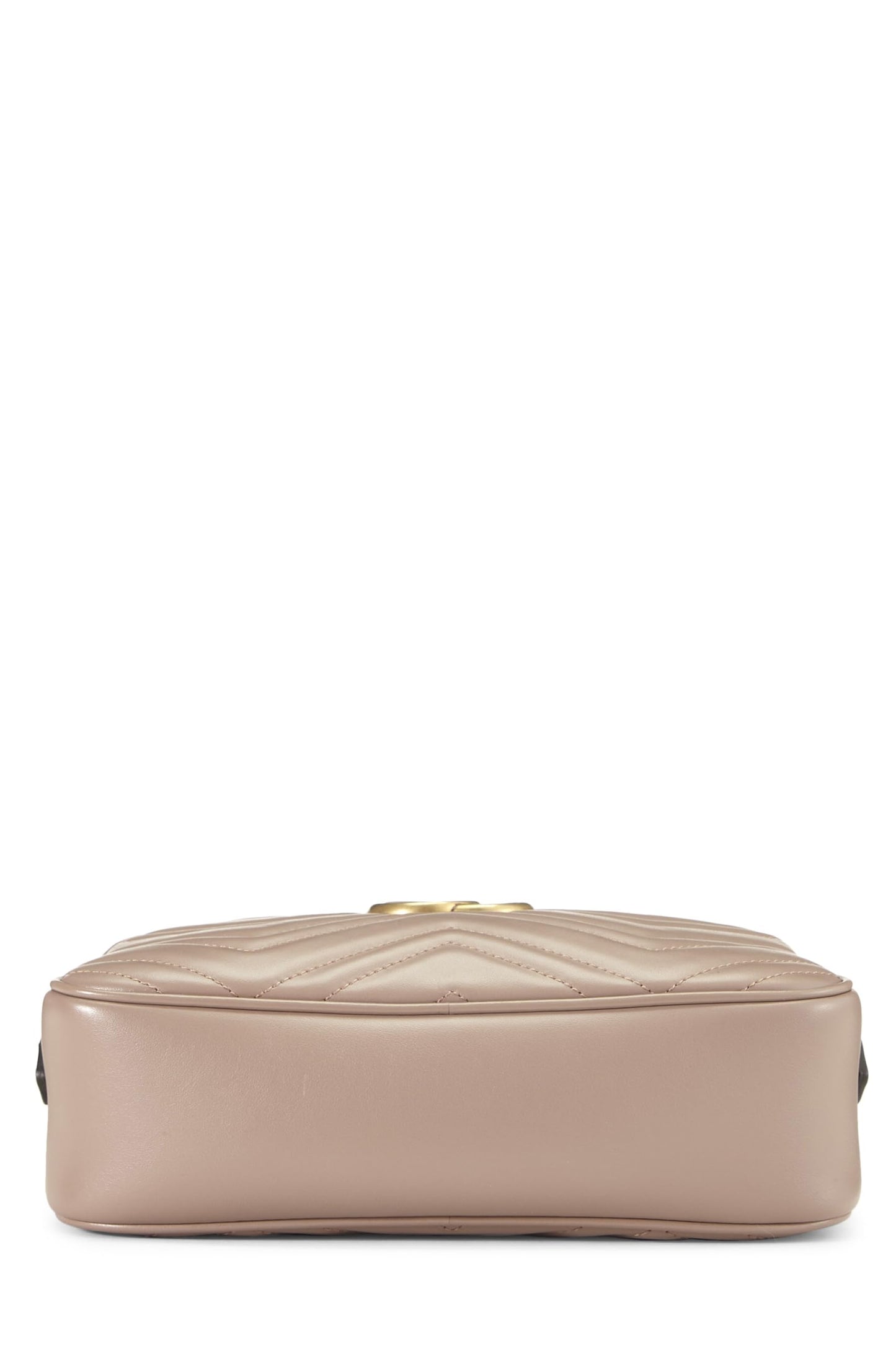 Gucci, sac à bandoulière GG Marmont en cuir rose d'occasion, rose