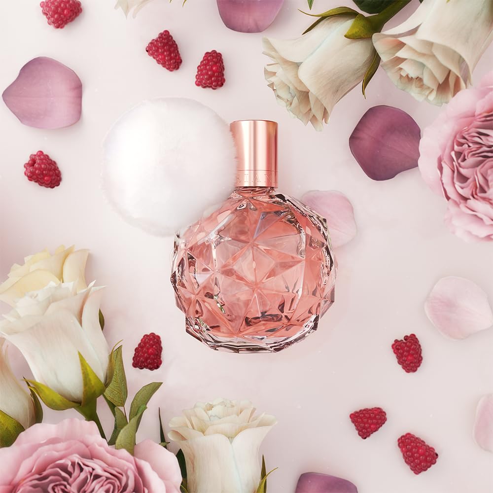 Eau de Parfum Ari by Ariana Grande – Parfum longue durée à la poire, à la framboise et à l'orchidée vanille – Parfum floral gourmand pour femme