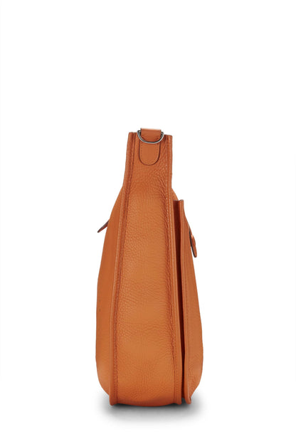 Hermès, Clémence Evelyne III GM Orange d'occasion, Orange