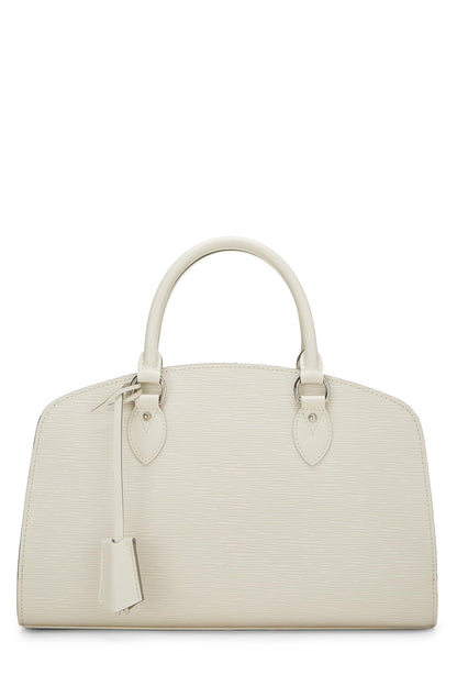 Louis Vuitton, Pre-Loved Ivorie Epi Pont-Neuf PM, Blanco