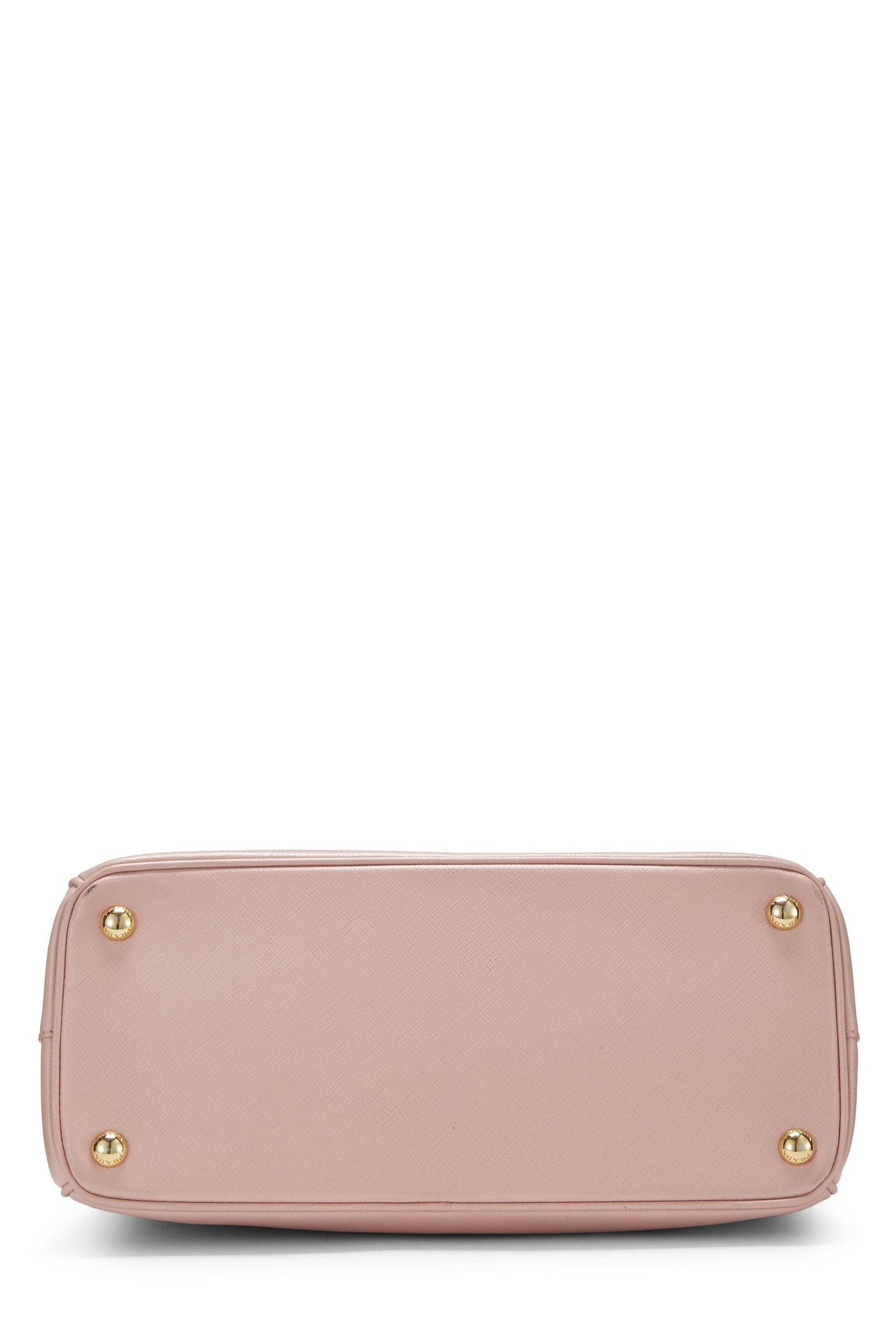 Prada, petit sac fourre-tout exécutif en saffiano rose d'occasion, rose