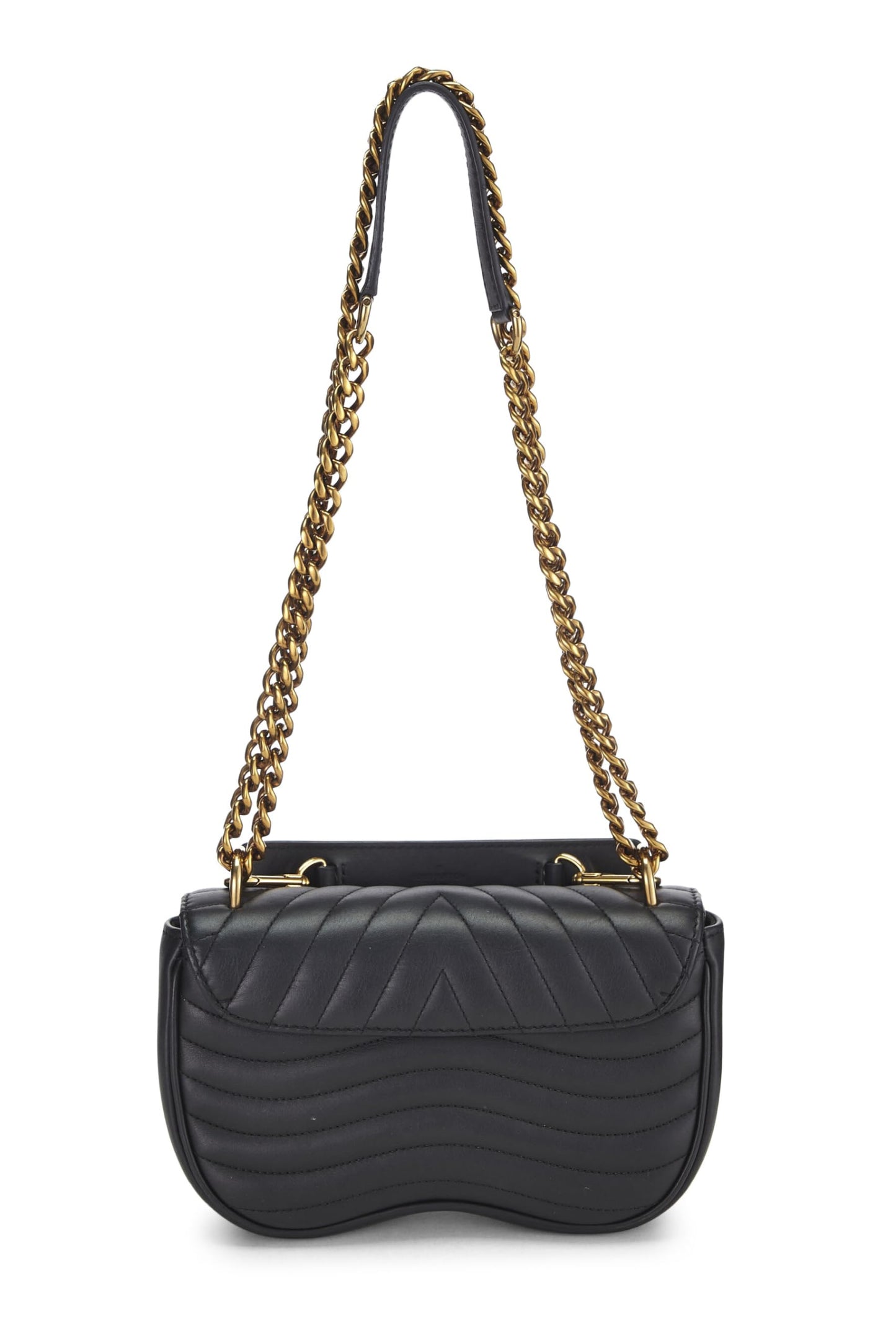 Louis Vuitton, sac New Wave Heart en cuir de veau noir d'occasion, noir