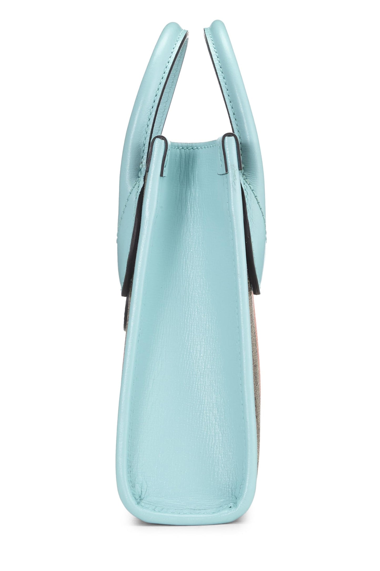 Gucci, sac fourre-tout en toile suprême GG Original Turquoise d'occasion, mini, bleu marine