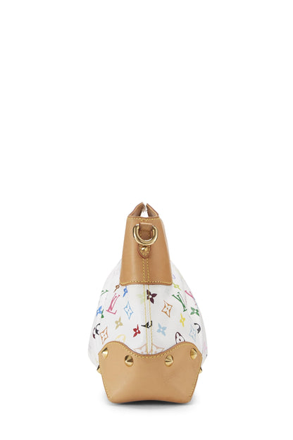 Louis Vuitton, Takashi Murakami x Louis Vuitton Judy MM Blanc Monogram Multicolore d'occasion, Blanc