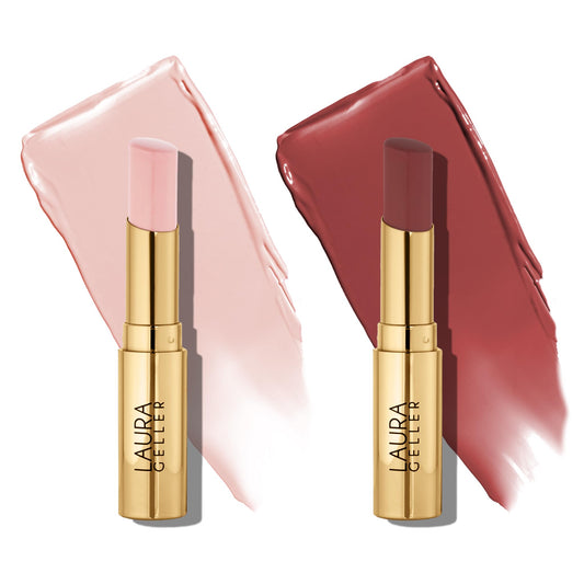 LAURA GELLER NEW YORK Jelly Balm Tinted Lip Balm Duo - Terracotta Go + Sheerly Amazing