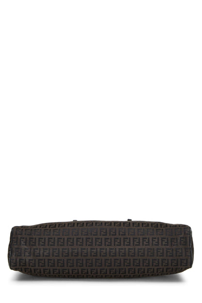 Fendi, sac Boston Long Zucchino noir d'occasion, noir