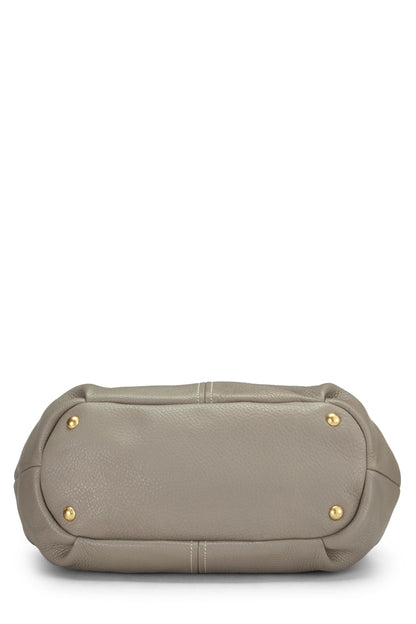 Prada, Vitello Daino Sacca 2 Manici gris pré-aimé, gris