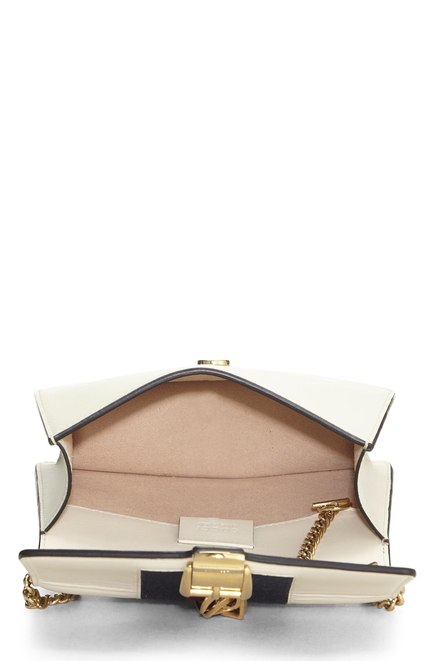 Gucci, Mini-sacoche Sylvie en cuir blanc d'occasion, blanc