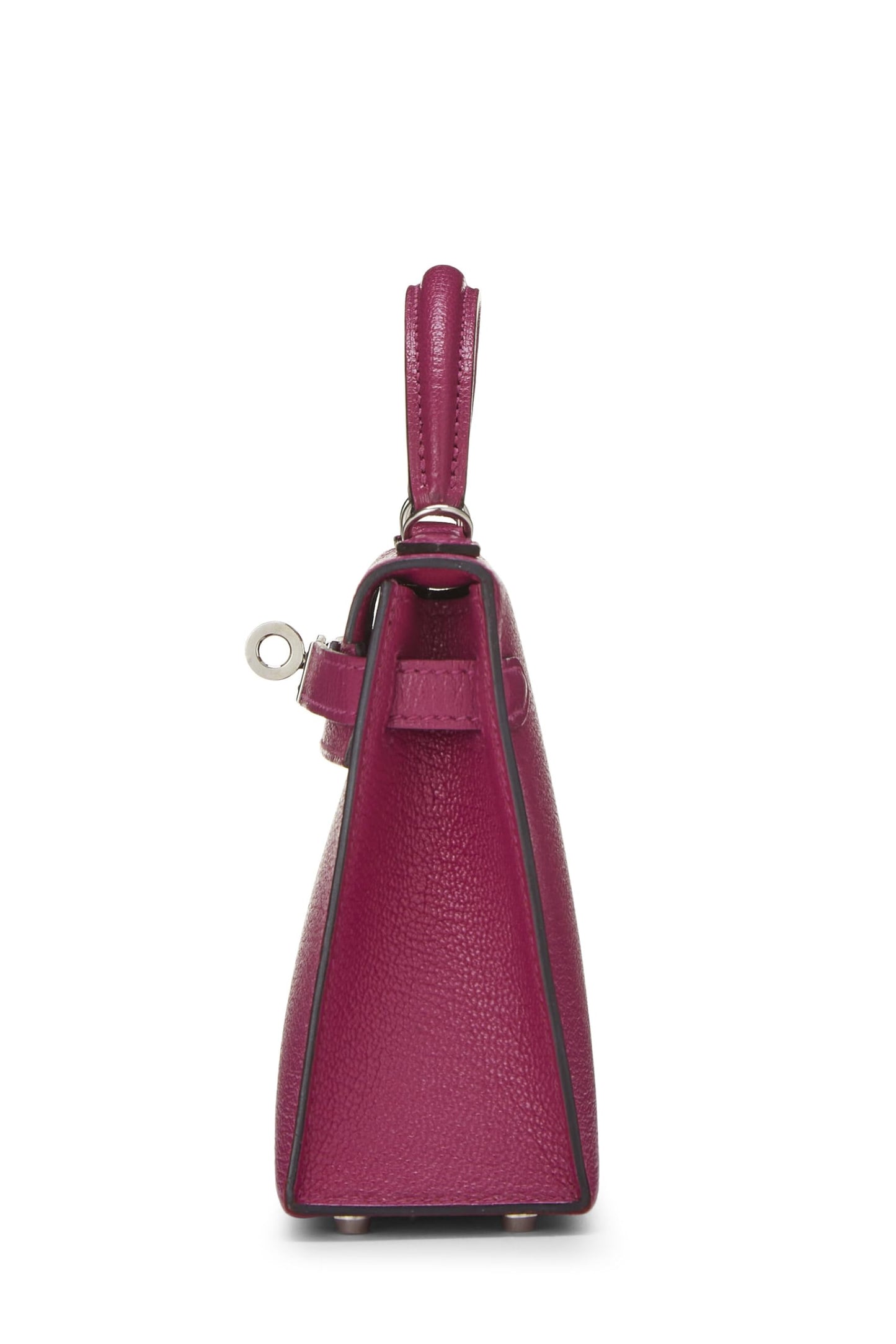 Hermès, Pré-Aimé Rose Pourpre Chevre Kelly Sellier 20 Mini, Violet