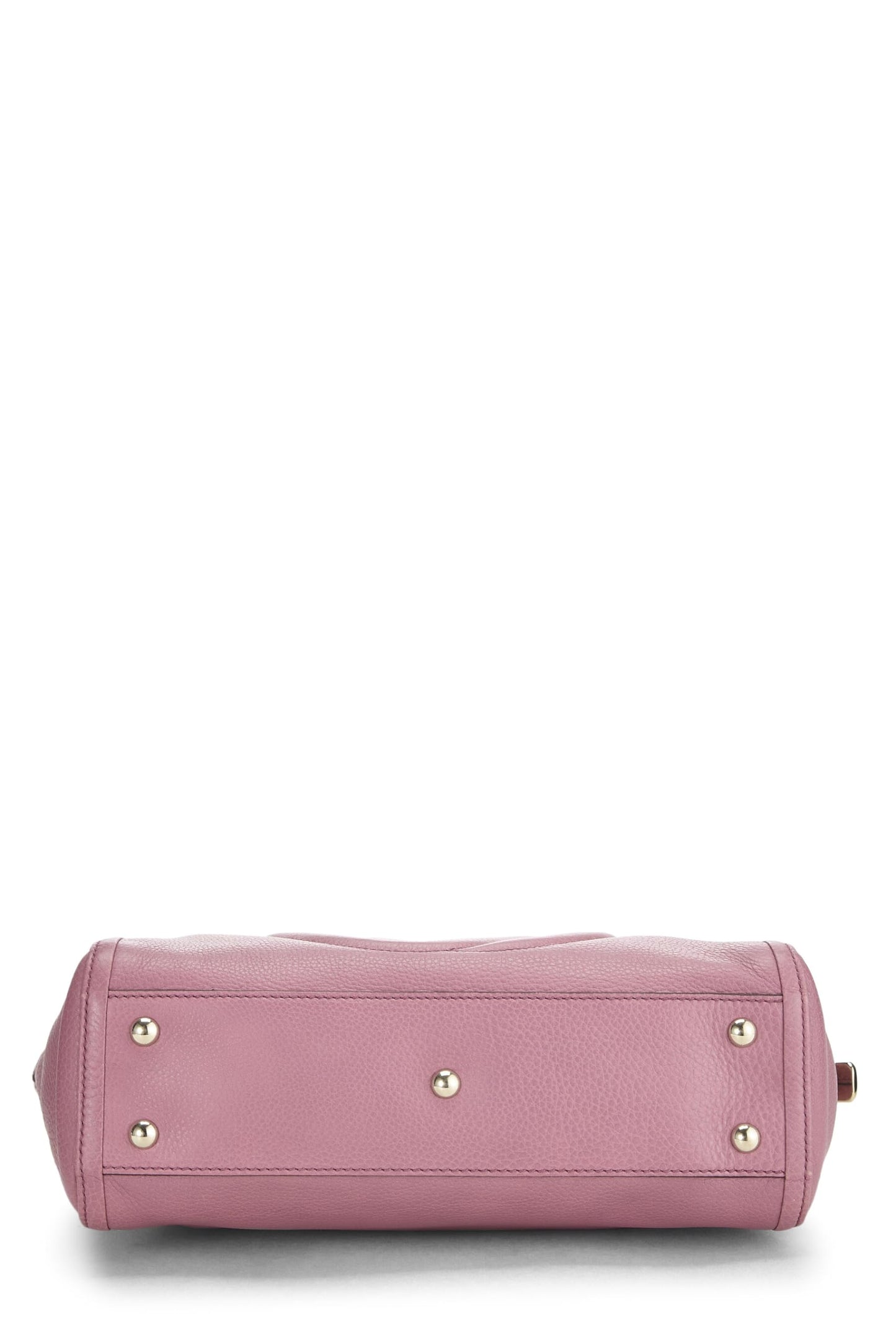 Gucci, sac fourre-tout zippé Soho en cuir grainé rose d'occasion, rose