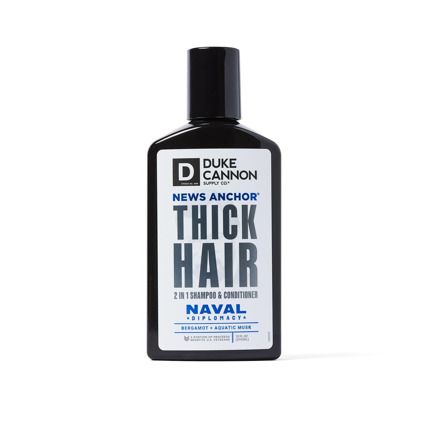 Duke Cannon NEWS ANCHOR 2-IN-1 HAIR WASH (NAVAL DIPLOMACY, 10 fl. oz (Pack of 1))